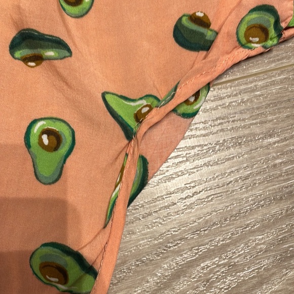 Love Notes avocado button down tie shirt - Picture 13 of 13